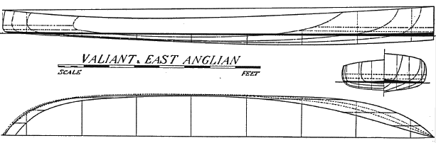 Lines Drawing for Valiant and East Anglian