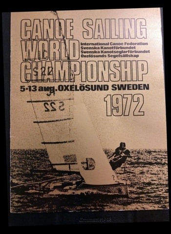 Flyer from the 1972 Worlds, photo © Tord Lawner