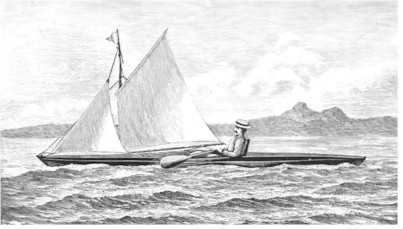 Sketch of Rob Roy Canoe