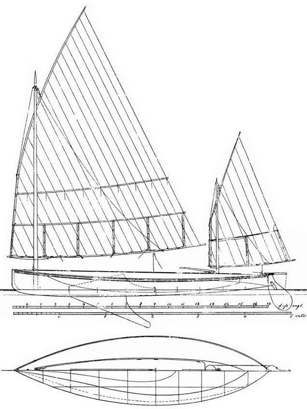 Snake - perhaps the first recorded planing sailboat?